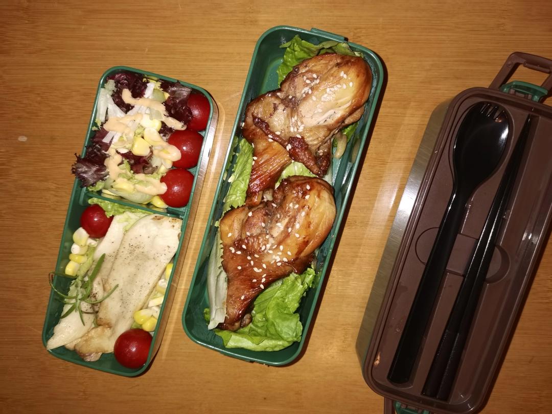 空气炸锅烤鸡腿，鲜嫩多汁