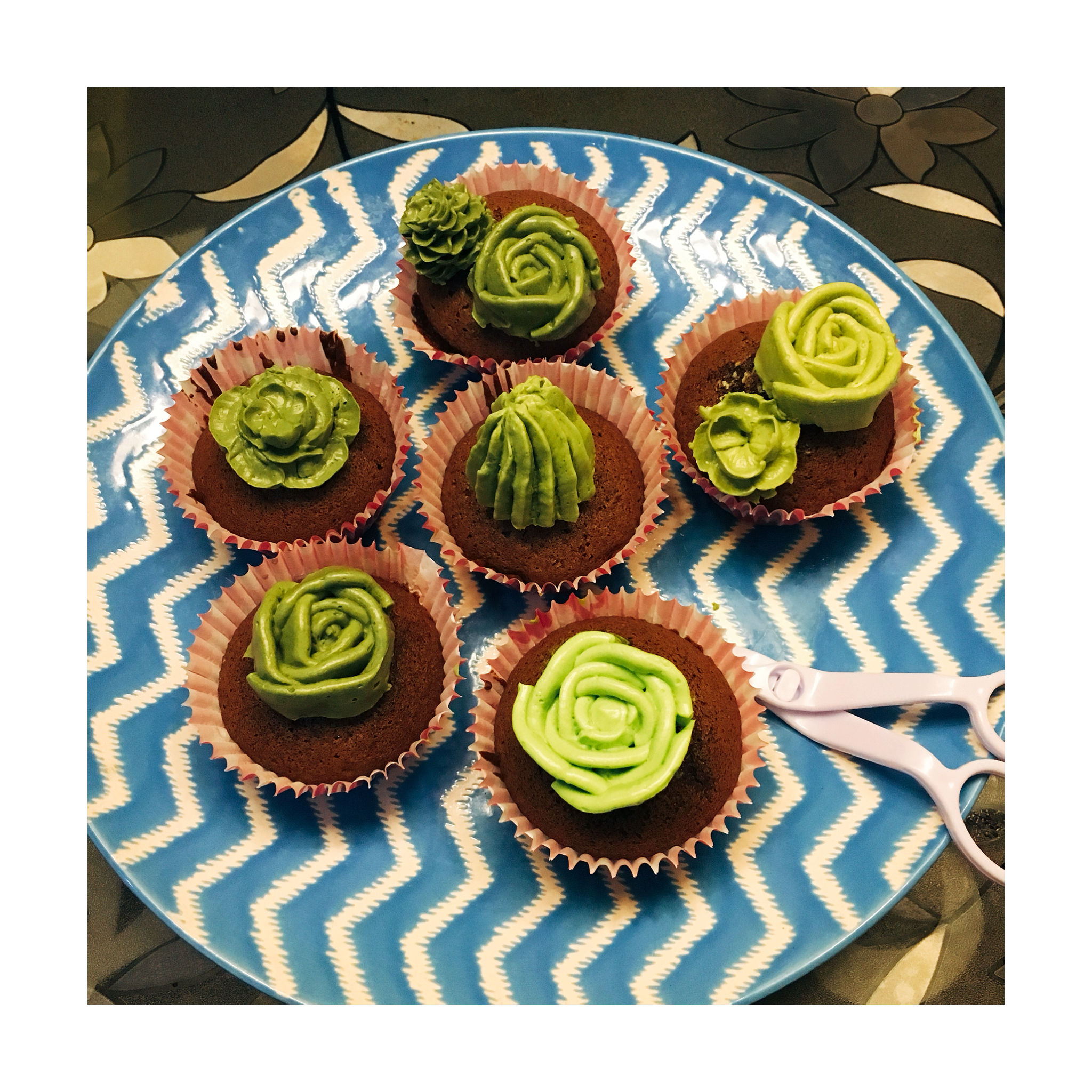 香橙可可杯子蛋糕（特别适合韩式裱花）