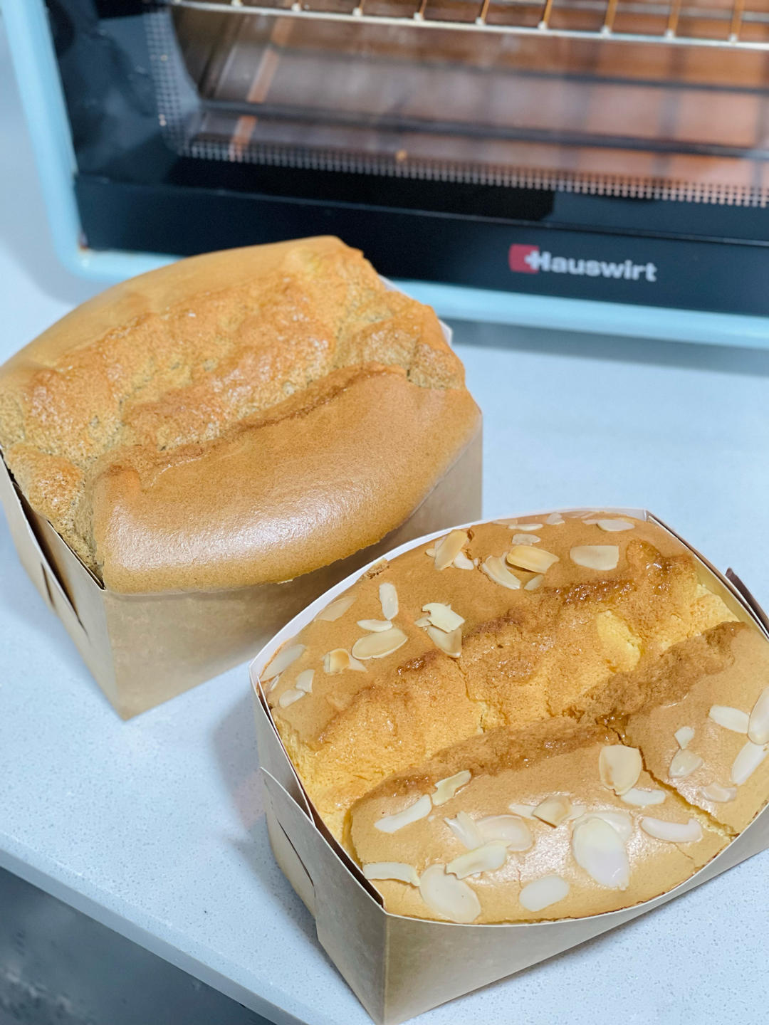 两种口味金枕蛋糕 | 不塌陷 无泡打粉