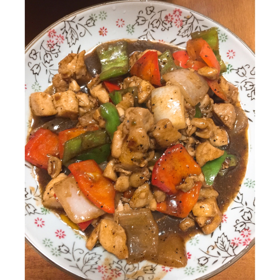 黑椒滑鸡煲