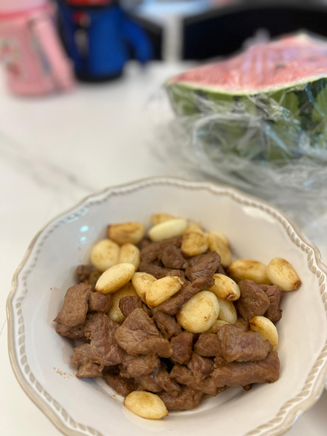 好吃到舔盘的蒜香黑椒牛肉粒