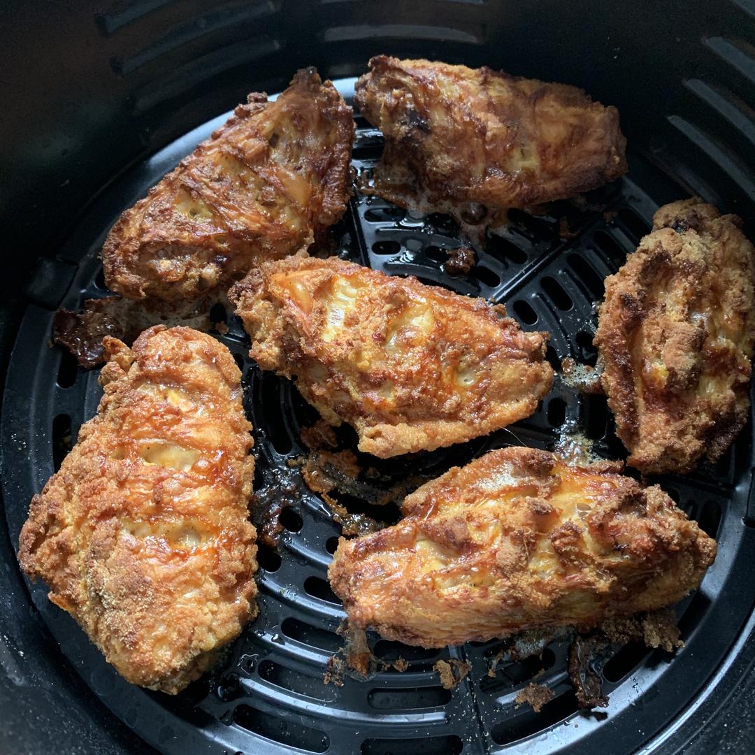 【生酮炸鸡】空气炸锅炸鸡翅