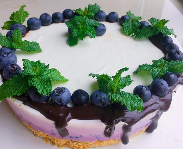 渐变色蓝莓慕斯蛋糕的做法