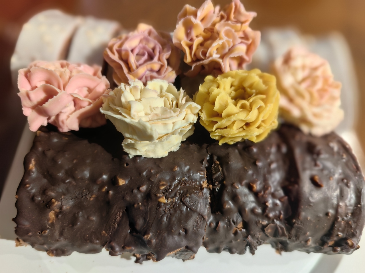 梦龙蛋糕卷，巧克力脆皮卷，巧克力梦龙卷