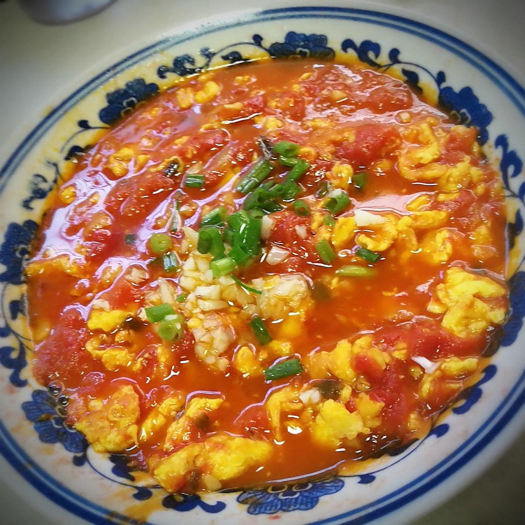 俐红做的葛大爷必点西红柿鸡蛋卤子