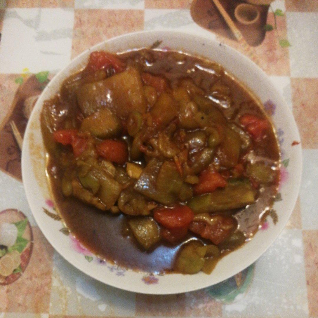 堂妈小厨——番茄烧茄子🍆