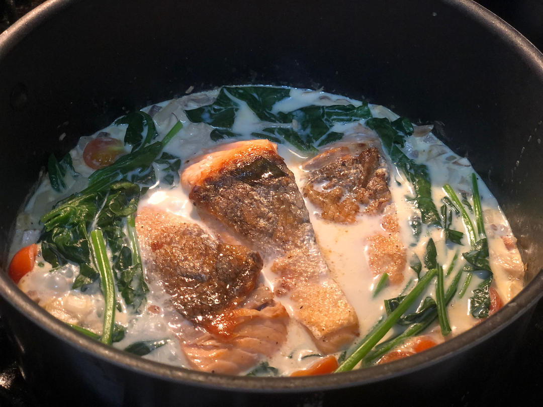 ［三文鱼创新吃法］托斯卡纳三文鱼 Tuscan Salmon