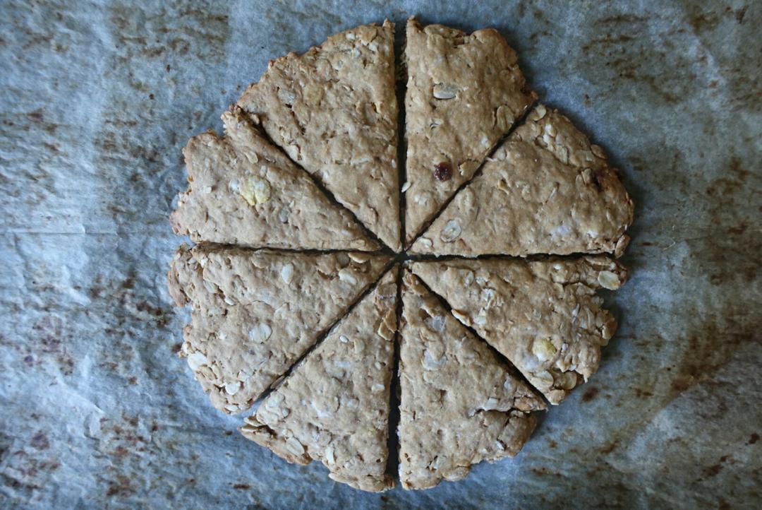 （素食粗粮）松脆红糖燕麦司康