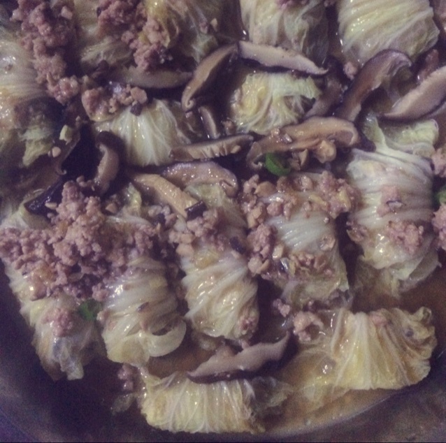 肉沫白菜卷