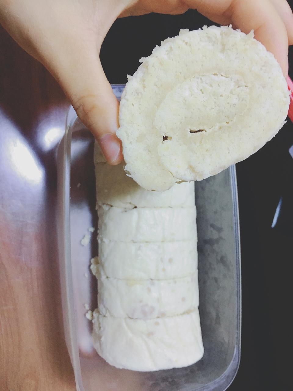 （无油低糖）奶香蛋白蛋糕卷