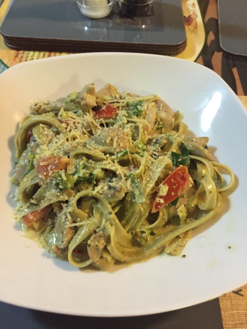 Creamy Chicken & Spinach Pasta的做法