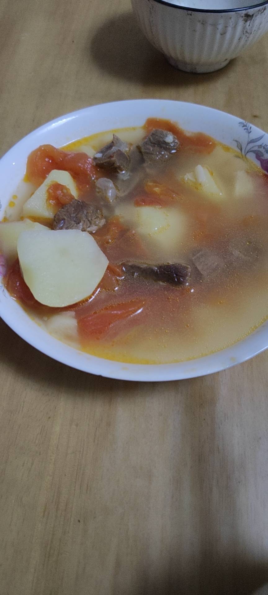 西红柿土豆炖牛腩