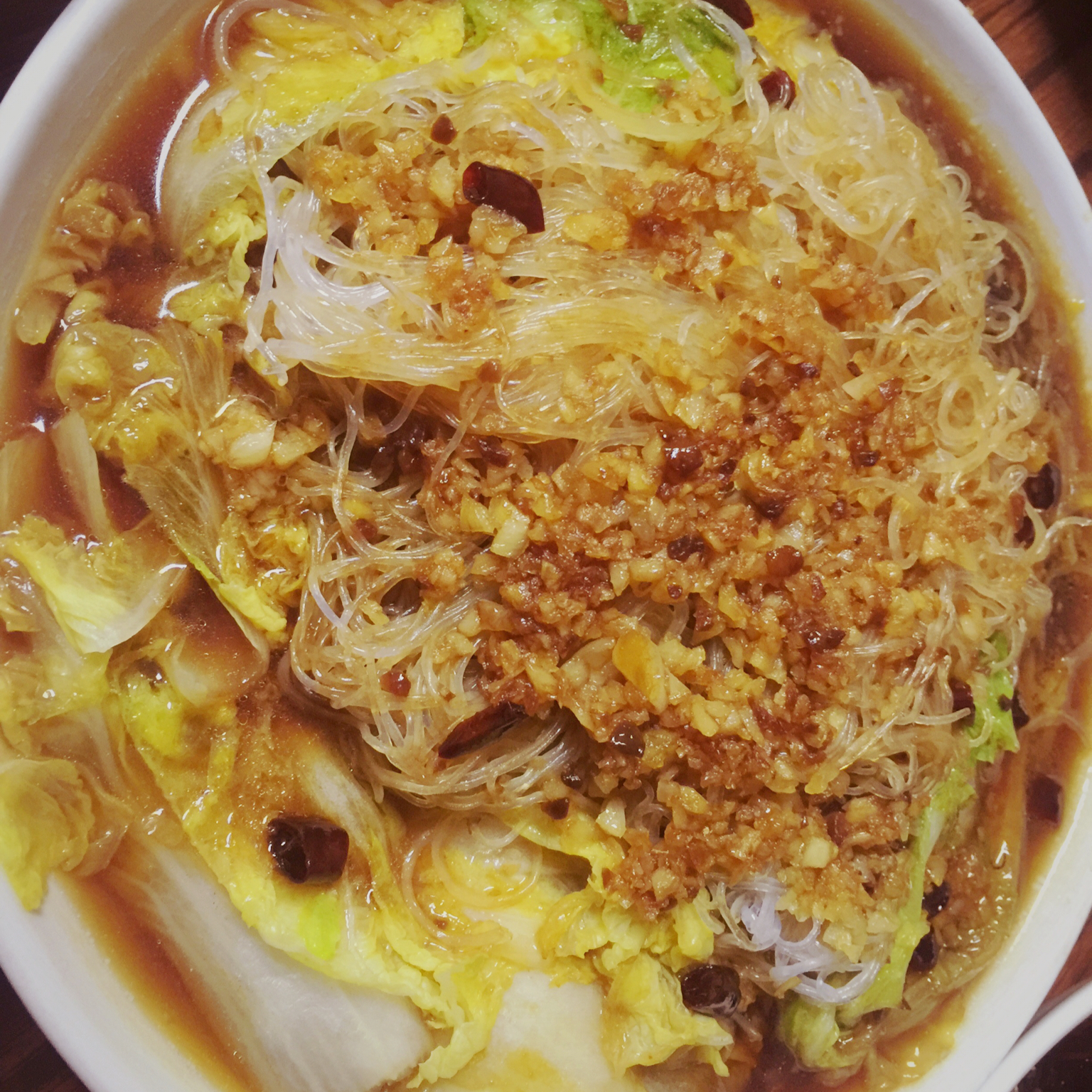 蒜蓉粉丝娃娃菜