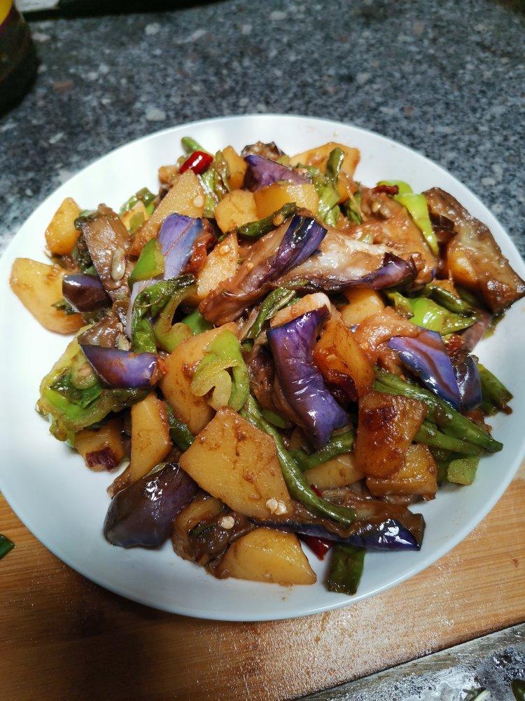 超级下饭的豆角烧茄子