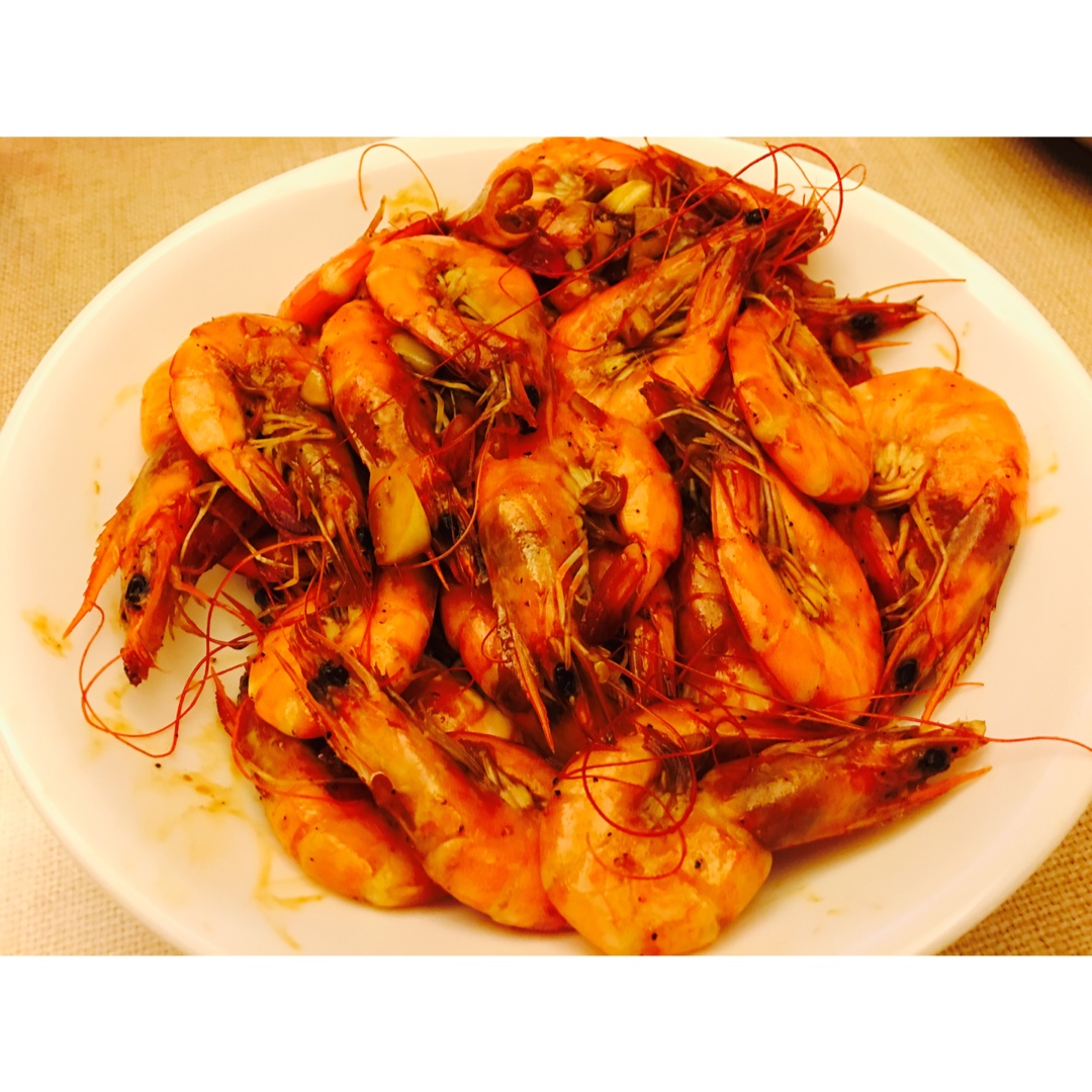 新加坡黑胡椒虾