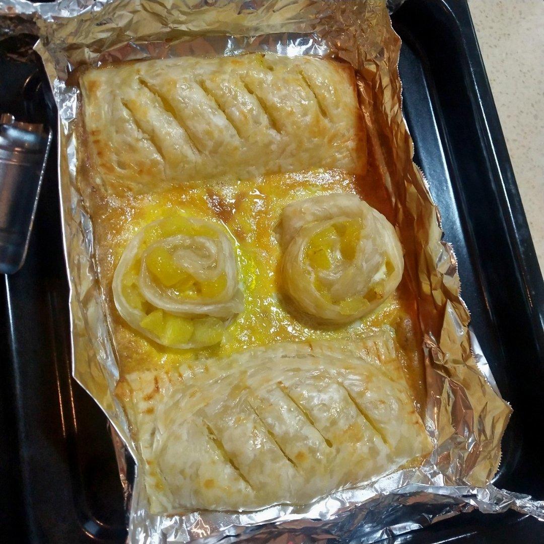 懒人酥皮菠萝派（水果派）