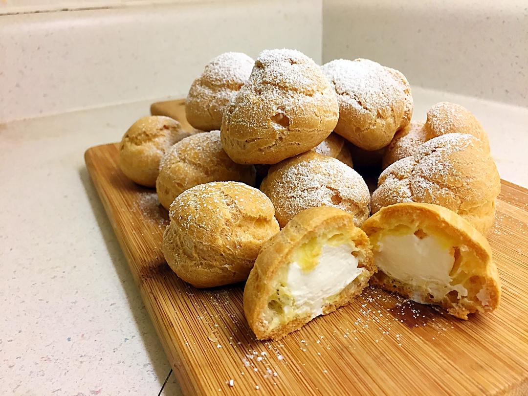 香草泡芙的做法