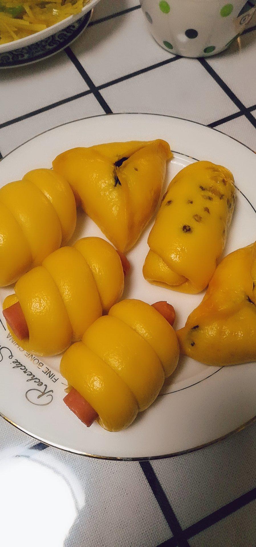 新手也可以--详解如何做出人见人爱、金黄的南瓜馒头