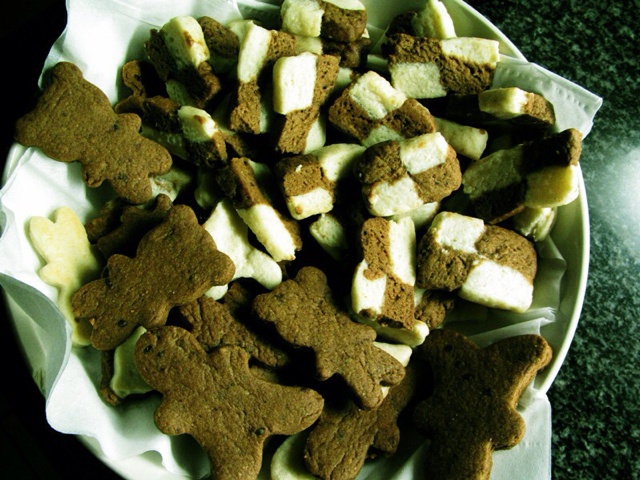 双色小棋格饼干