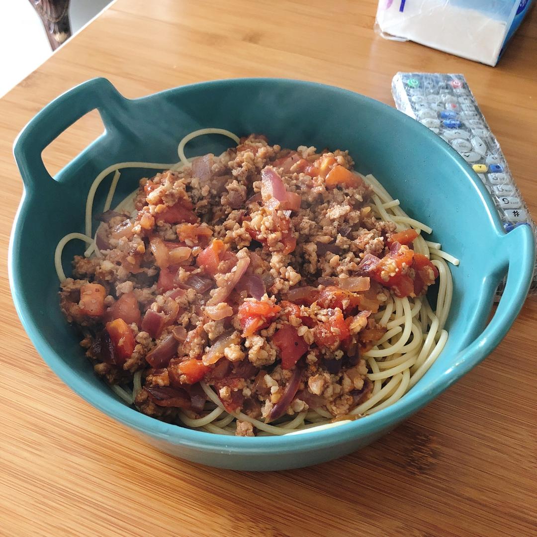 番茄肉酱意大利面