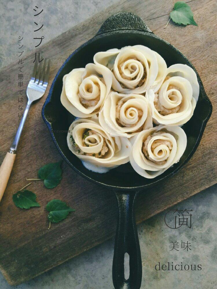 玫瑰花饺子