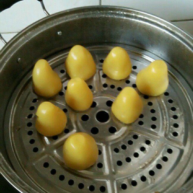 奶香糯米窝窝头