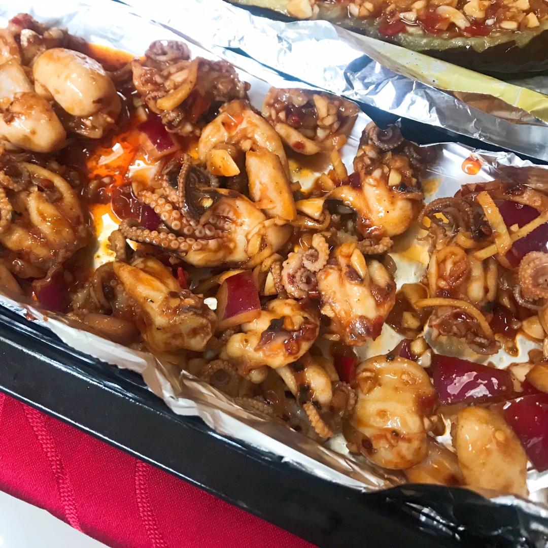 香烤小八爪鱼