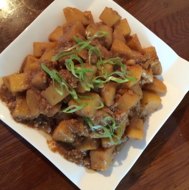 土豆肉末