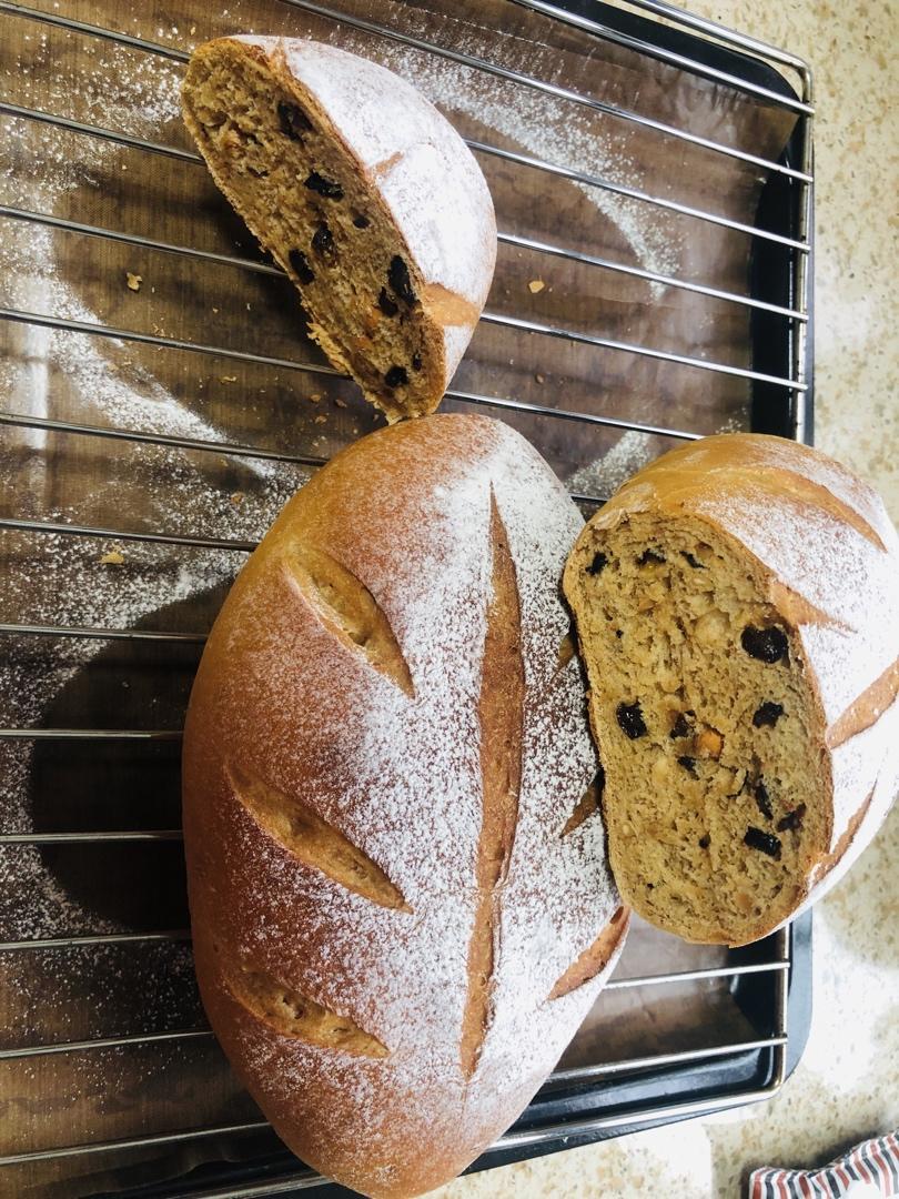 红糖果仁面包（无油版）