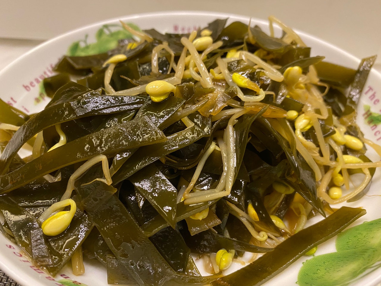 海带炒豆芽 — 营养快手菜的做法