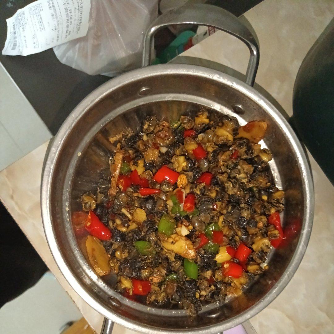 爆炒香辣田螺肉