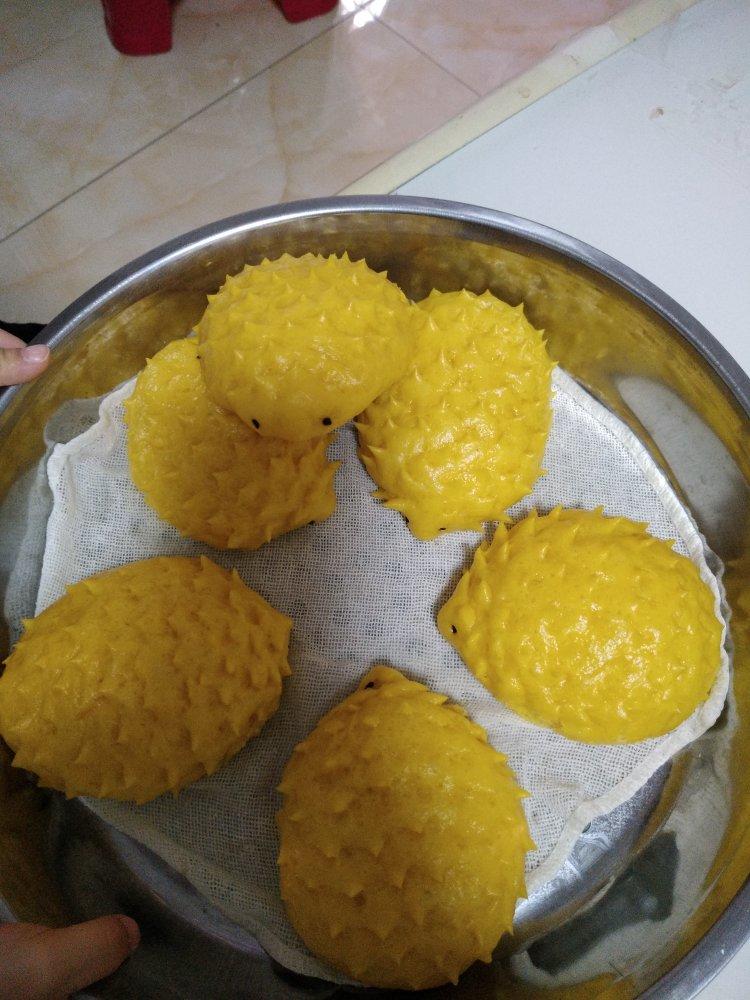 南瓜刺猬馒头