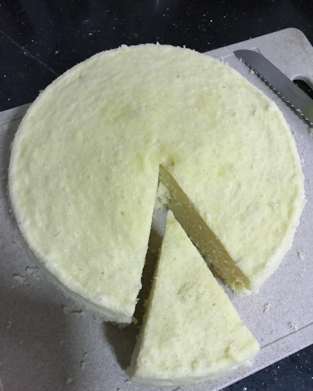 女儿的早餐-蒸蛋糕