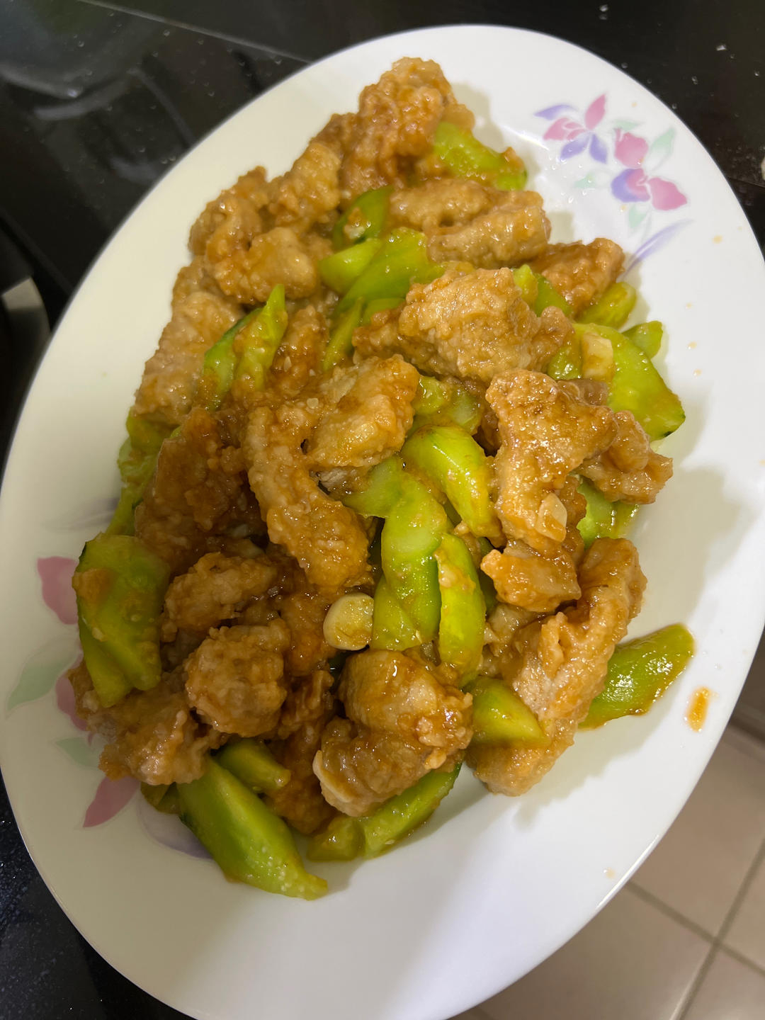 糖醋里脊炒黄瓜（智能锅版）