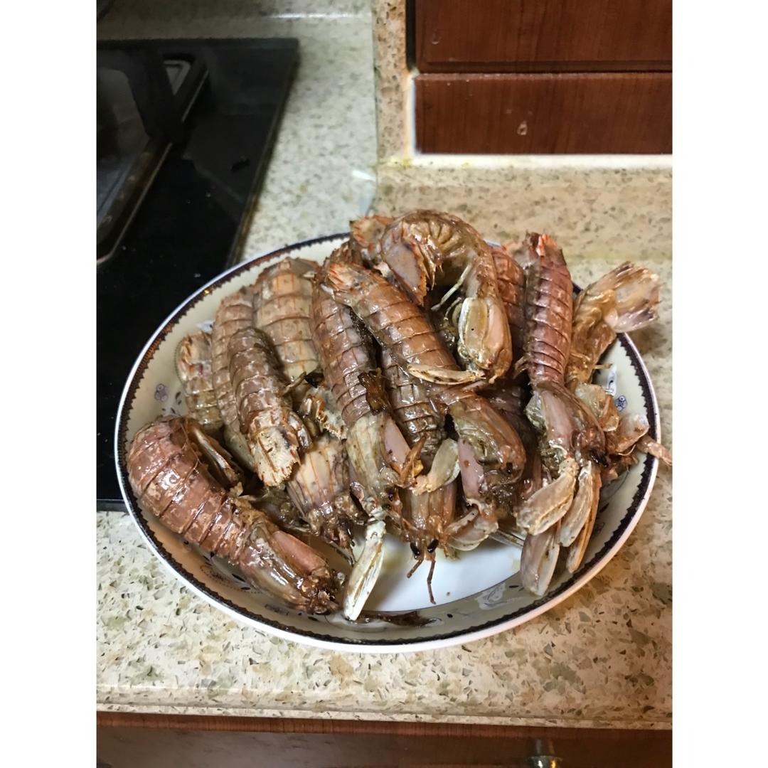椒盐皮皮虾