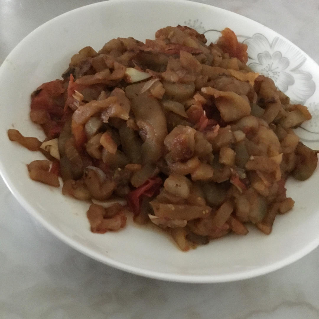 茄子炒西红柿