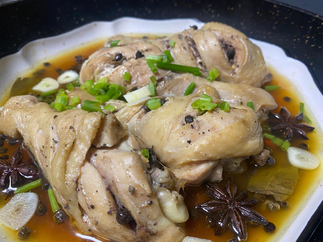 无油版巨嫩无比的椒盐蒸鸡腿🍗