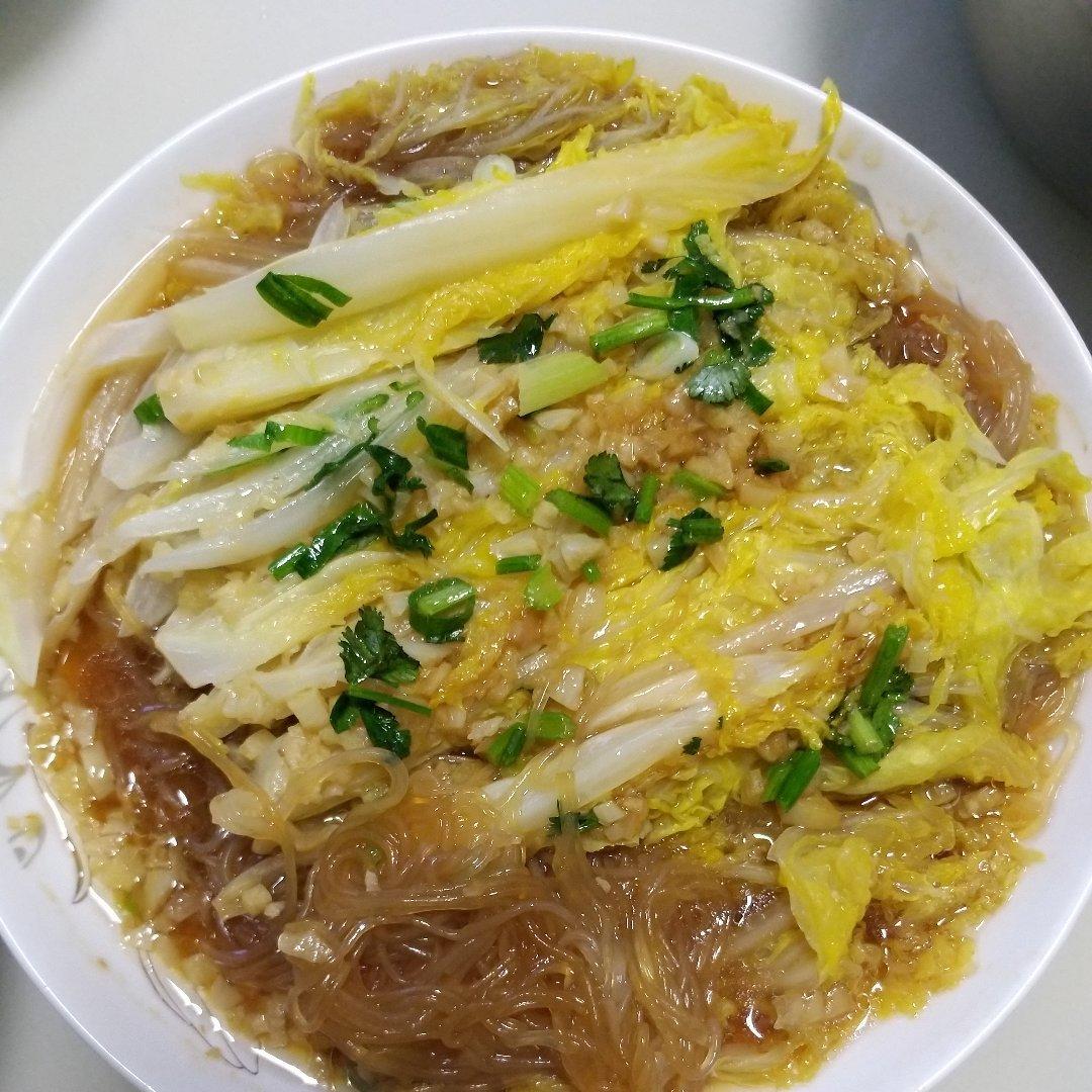 多汁粉丝蒸娃娃菜