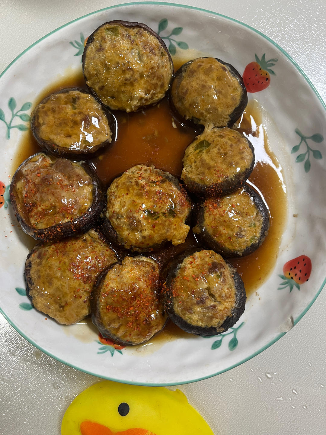 香菇酿肉 💫颜值高🌟，味道好极了😋