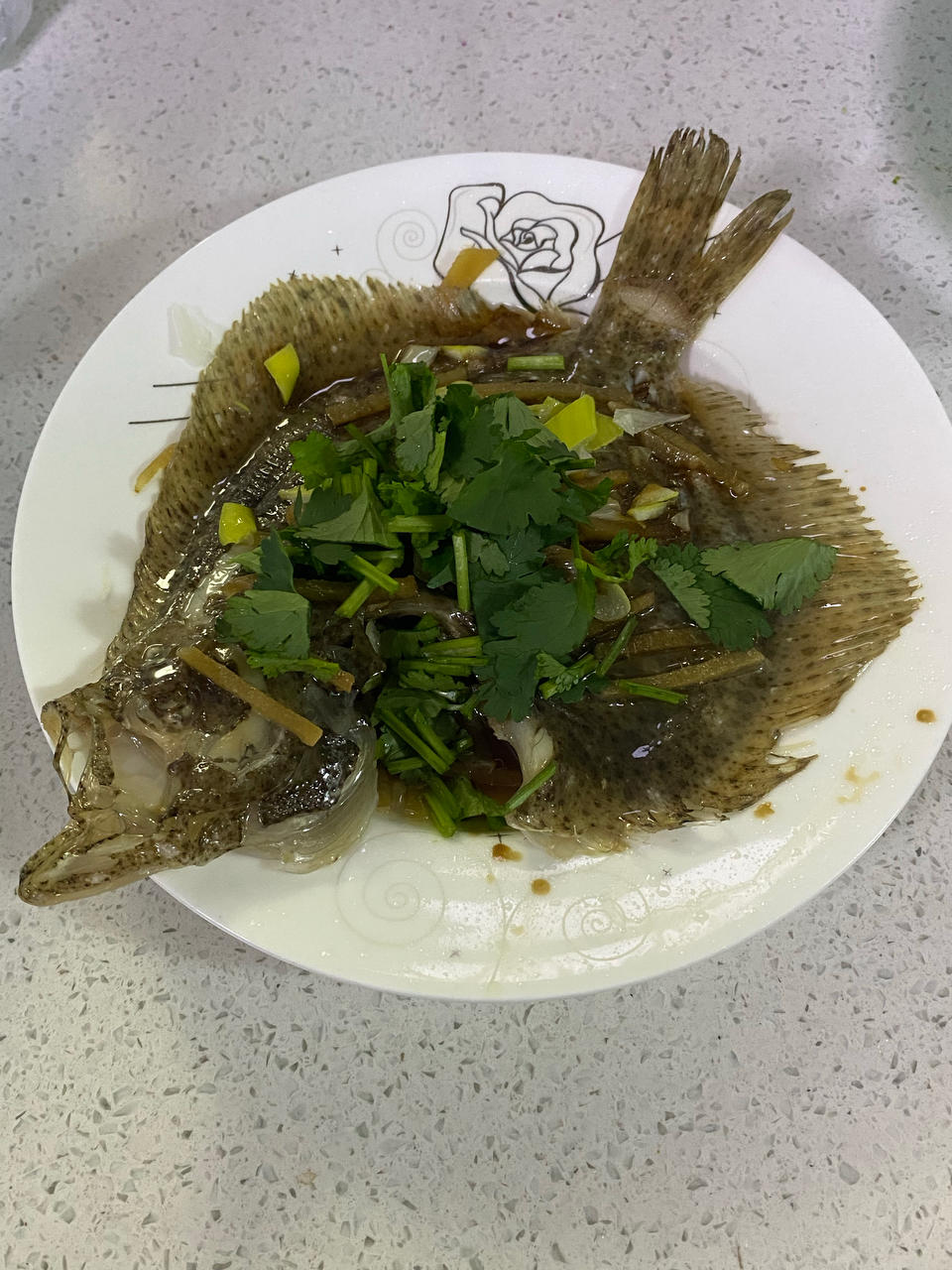 清蒸多宝鱼