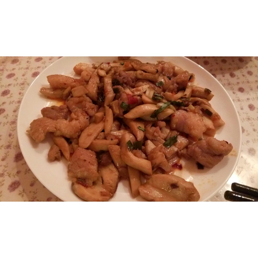 肉炒杏鲍菇