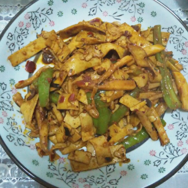 千张豉香杏鲍菇