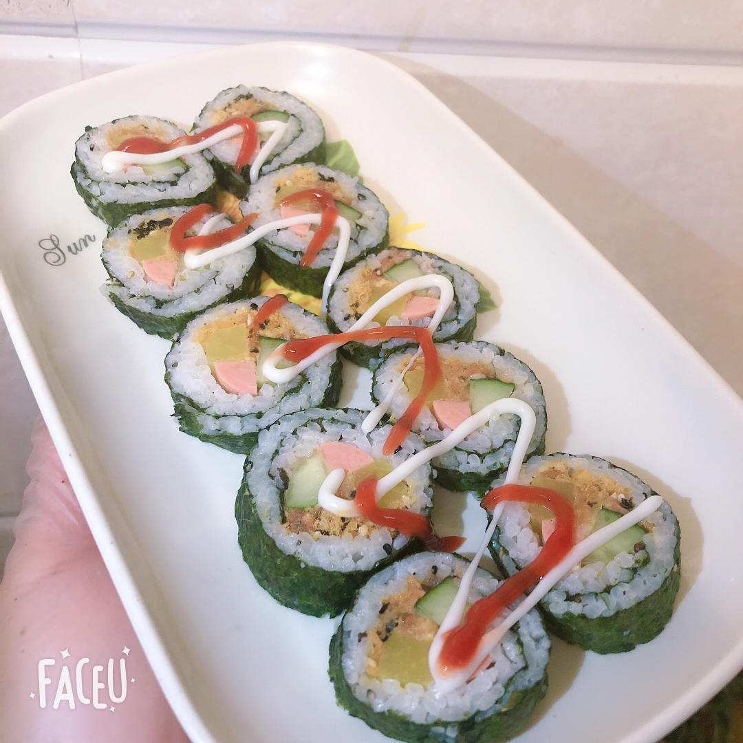 🍣家庭版寿司 | 无寿司醋、无寿司米版本👩🏻‍🍳