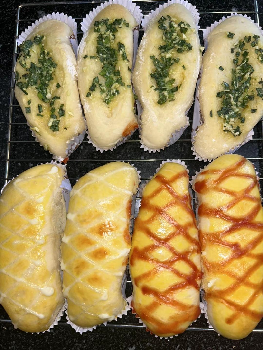 蒜香小面包