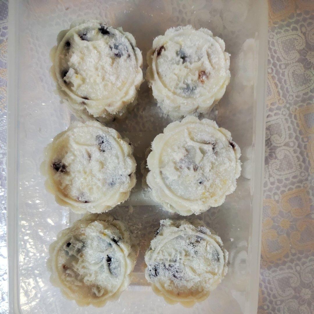 不加糖的山药糕（添加蔓越莓/葡萄干）