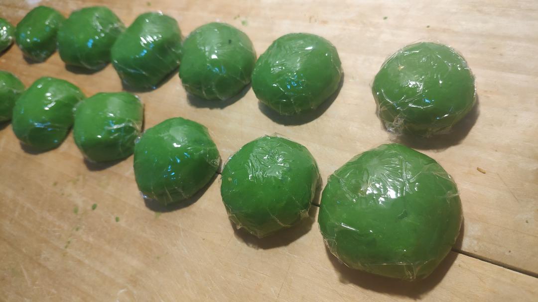 🔥超好吃肉松蛋黄青团-Q弹软糯不粘不塌