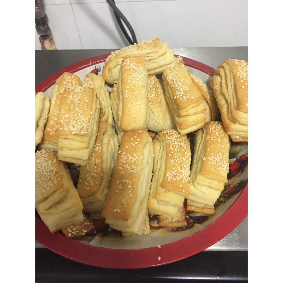 椒盐发面千层饼