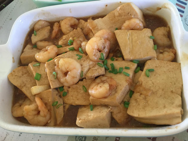 虾仁豆腐