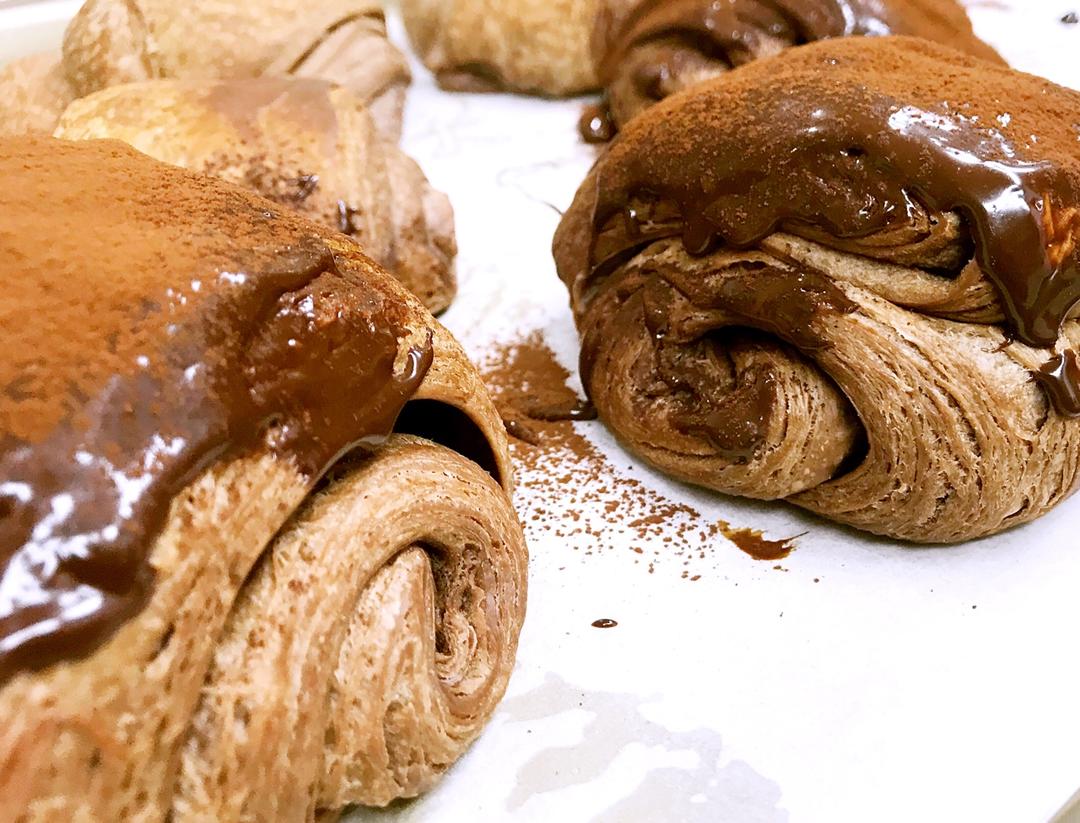 脏脏包-可颂牛角包Chocolate Croissants