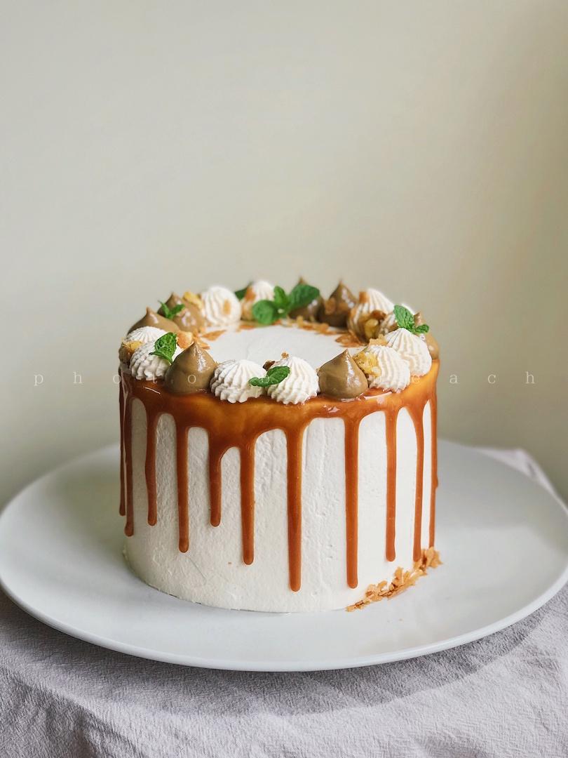 绝配焦糖咖啡奶油蛋糕（6寸）